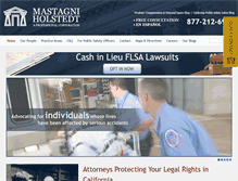 Tablet Screenshot of mastagni.com
